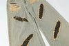Metro Wild Print Patch Rivets Torn Denim