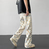 Vintage Plaid Cotton Trousers