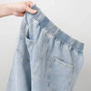 Autumn Seoul 2000s Drawstring Denim