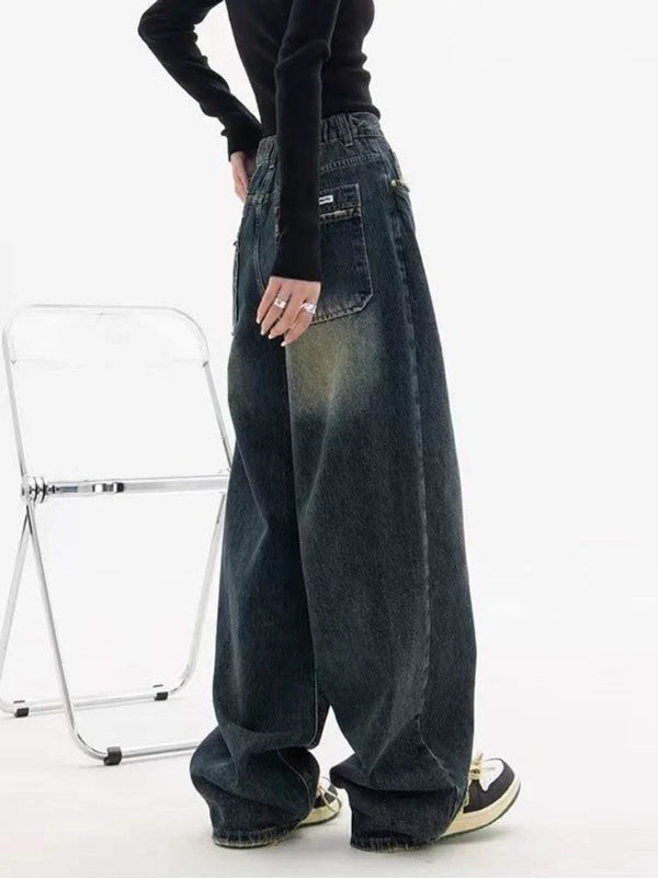 Classic Sleek High-Rise Bell Leg Denim alternatif görünüm
