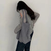 Off Shoulder Basic Breezy-Cut Weekend T-Shirt