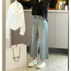 Elevated Light Colors High-Rise Wide Denim