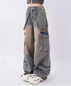 Chic High-Rise Bell Leg Relaxed Denim