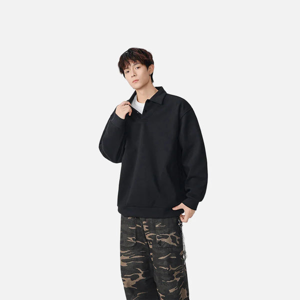 Everyday Polo Long Sleeve Top alternatif görünüm