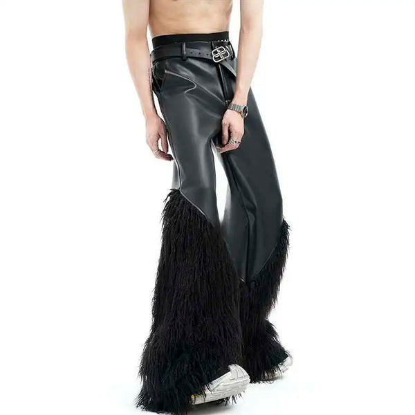Splice Leather Wide-Leg alternatif görünüm
