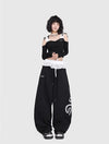 Snake Lace Hip Trousers