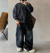 Fade Torn Boxy Sweatshirt