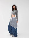 Deep Blue Stripe Denim