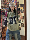 Street-Culture Wide-Body New-Millennium Sport Number T-Shirt