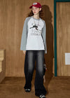 Sweet Digital-Age Designed Long Sleeve T-Shirt