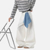 Western Style Scarf Square Bell Leg Denim