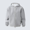 Vintage Fermuarlı Oversize Sweatshirt