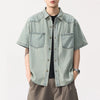 Featherlight Retro Denim Casual Top