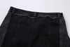 Removable Mosaic Faded Relaxed Bell Leg Denim