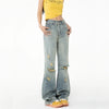 Heritage Torn Blue Denim
