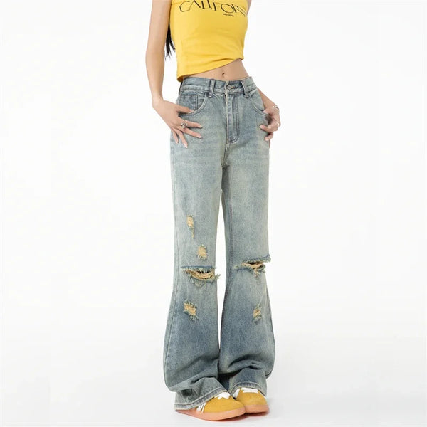 Heritage Torn Blue Denim