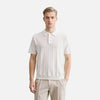 Curated Lapel Collar Heritage Collar-Knit T-Shirt