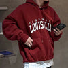 Crimson Heritage Letter Print Sweatshirt