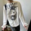 Chic Chinese Style Designed Print Long Sleeve T-Shirt