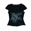 Shinjuku Digital-Age Tattoo Print T-Shirt