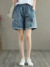 Prairie Stitch Denim Shorts