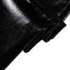 Luxe Black Flared Leather Trousers