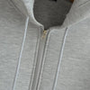Thick Solid Zip-Up Sweatshirt