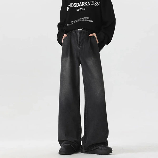 Elevated Plain Tone Classic Relaxed Denim
