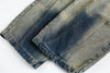 İspanyol Paça Degrade Jean Pantolon, yakın çekim — Navra Wear