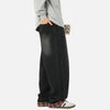 Western Relaxed Plaid Mosaic Rinse Denim