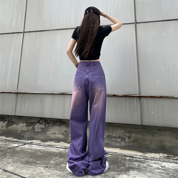 Women Lilac Relaxed Street Pants alternatif görünüm