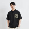 Colorblock Smiley Cartoon Sport-Collar Sundaze T-Shirt