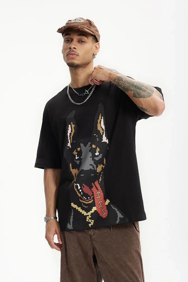 Reflective Swagger Doberman T-Shirt