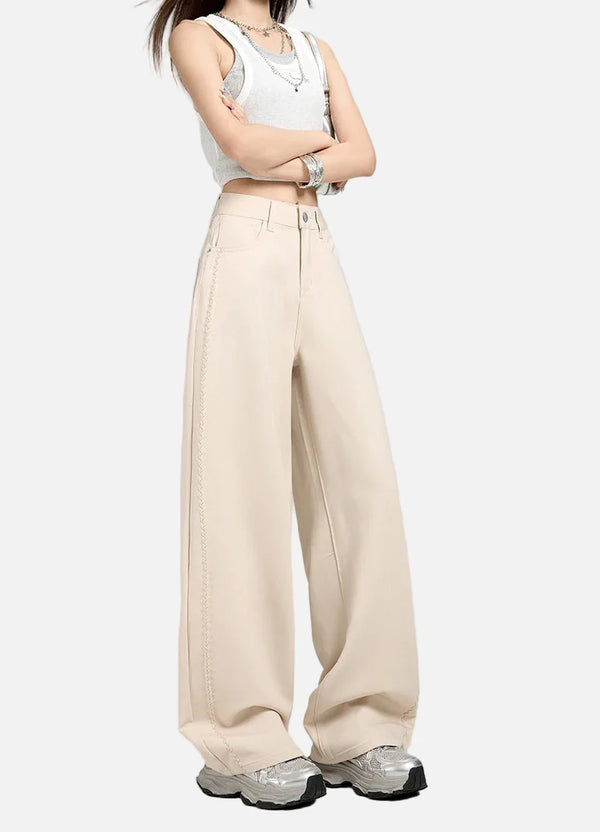 2000s Versatile Urban Beat Bell Leg Denim