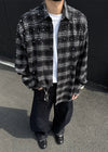 Star Grid Airy Long Sleeve Top