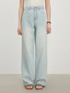 Women Sleek Chic Minimalist High-Rise Summer Denim