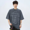 Off-Duty Imprinted Oversize Short Sleeve T-Shirt