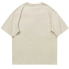 Shinjuku Style Pawed Print Print Oversized T-Shirt