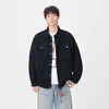 Versatile Relaxed Button-Up Denim Jacket