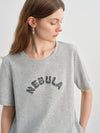 Polished Letter Print Round Neck T-Shirt