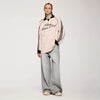 Relaxed Fit Bell-Leg Denim