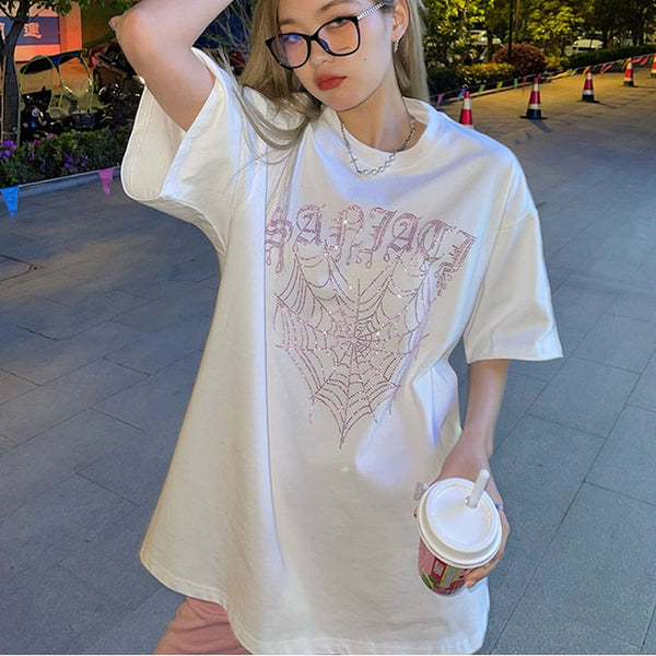 Web Spider Heart T-Shirt alternatif görünüm