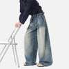 Metro Blue Rinse High-Rise Bell Leg Denim