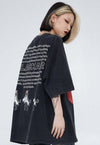Street 66 Far-East Letter Print T-Shirt