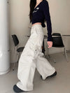 Kadın İspanyol Paça Jean Pantolon, detay görünüm — Navra Wear