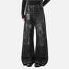 Metro Lightning Pattern Heritage Bell Leg Denim