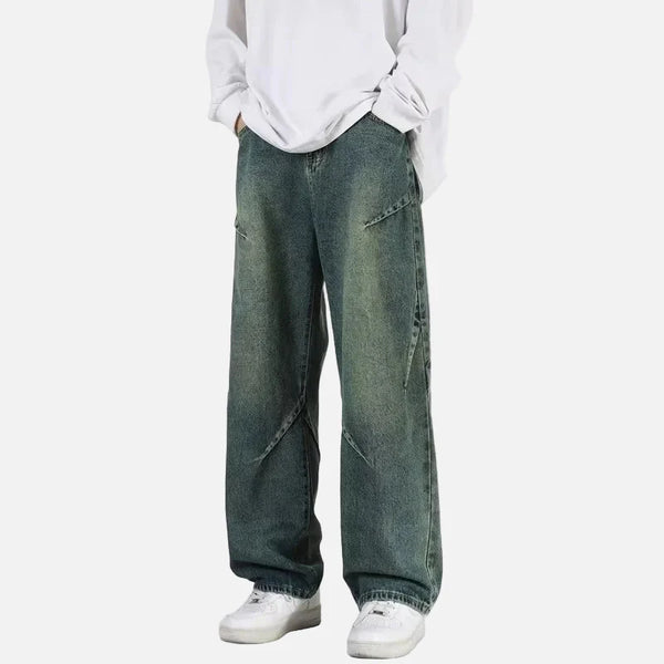 Seoul Style High Street Bell Leg Denim