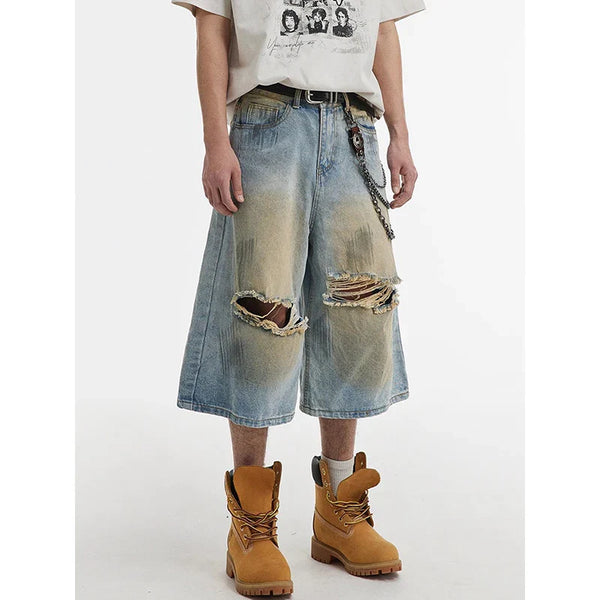 Blown Seams Streetwear Shorts alternatif görünüm