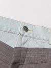 Double Grid High-Rise Trousers
