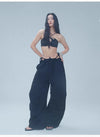 Kadın Bol Kesim Pantolon, kombin görünüm — Navra Wear